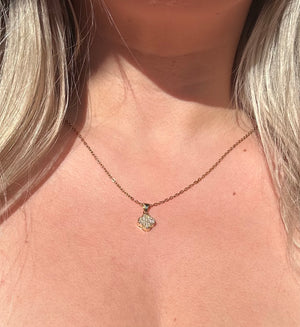 Diamond Clover Necklace